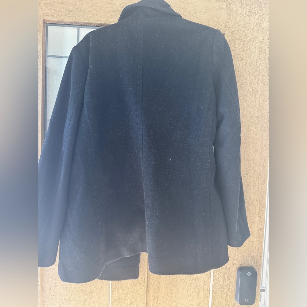 Burberry Women's Classic Black Peacoat - Picture 3 of 5